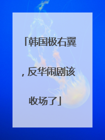 韩国极右翼，反华闹剧该收场了